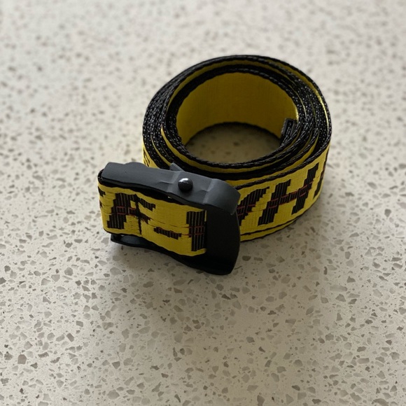 Off-WhiteClassic Industrial Web Logo Belt